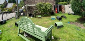 outdoor rabbit enclosure