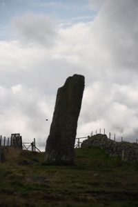 Lewis Clach an Trusseil standing stone.